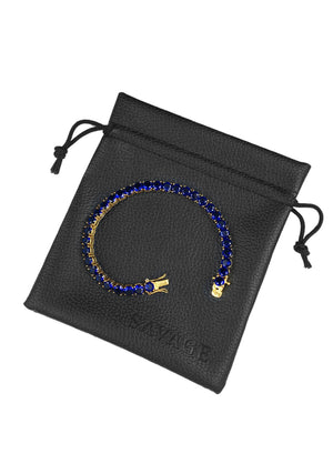 Bracelet - Sapphire Tennis Bracelet X Gold