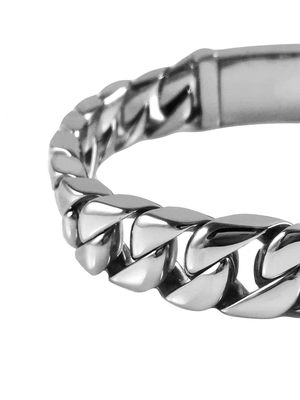 Bracelet - Smooth Curb X Stainless