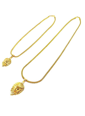 Necklace - Lion Layered Set X 18k Gold