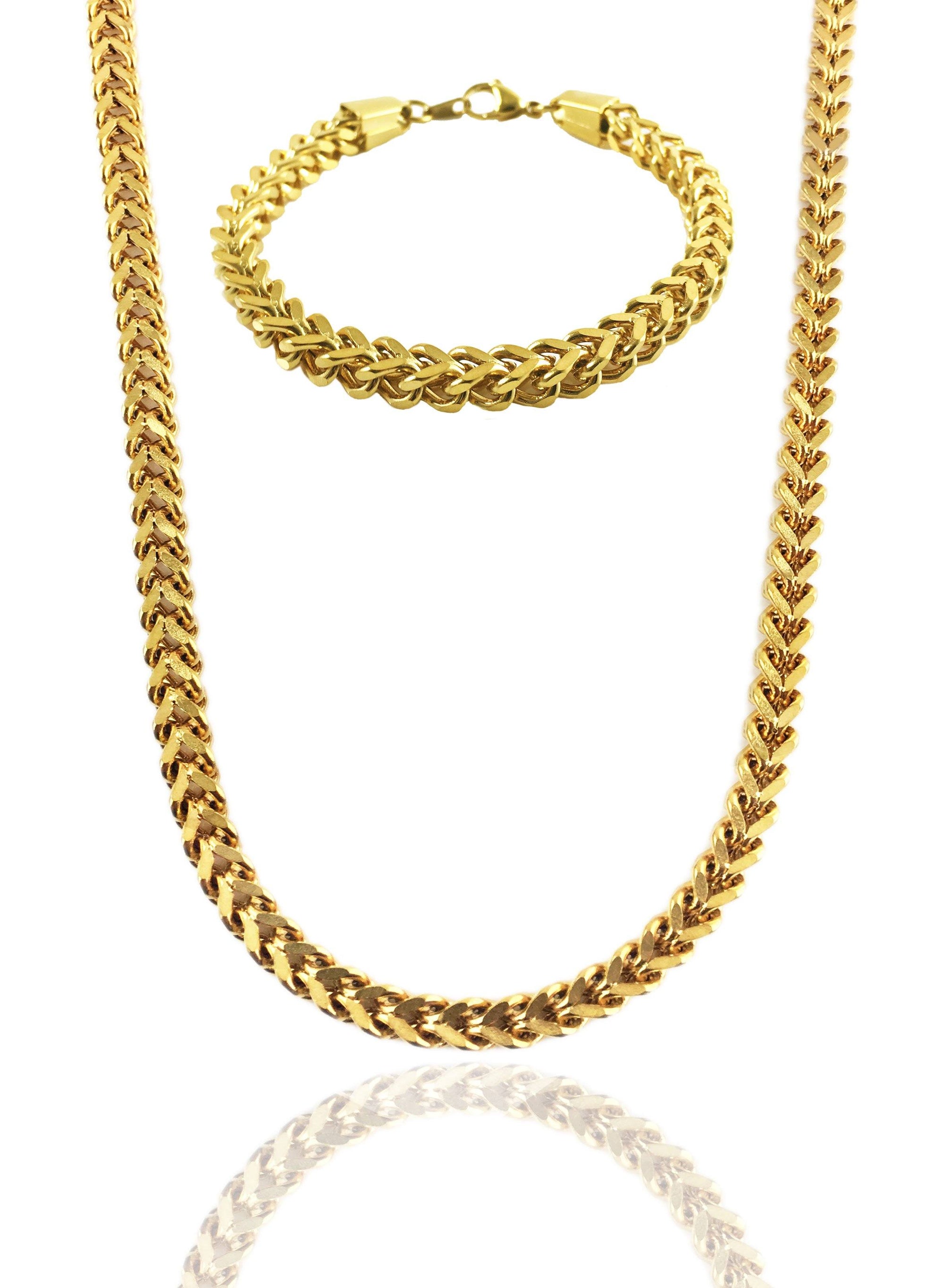 Necklace - Magnus Chain & Bracelet Set X Gold
