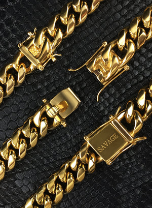 Necklace - The Cuban Link Chain X Gold