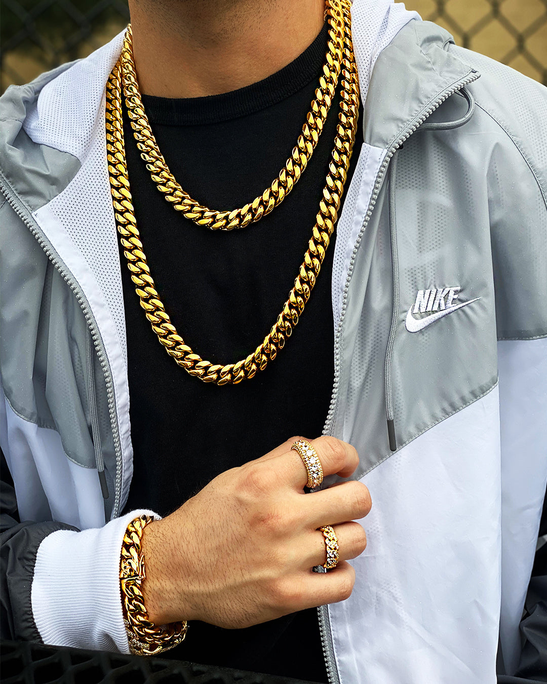 Cuban Links Set x Gold