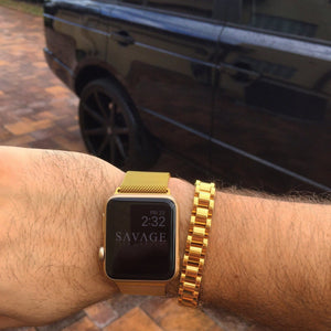 Caspian Band X 18k Gold For Apple Watch