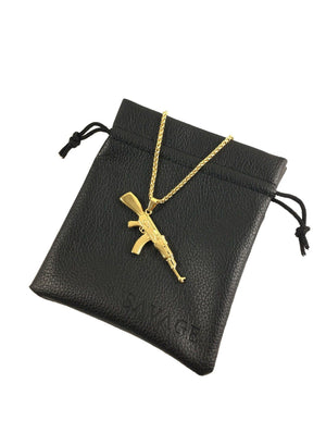 Necklace - AK-47 X 18k Gold