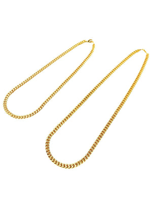 Necklace - Apache Chains Layered Set X 18k Gold