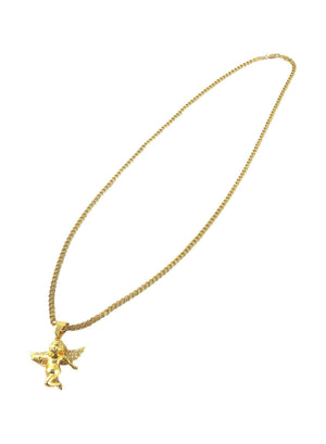 Necklace - Cherub Angel X 18k Gold
