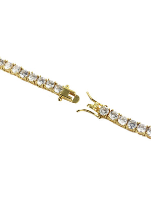 Necklace - Diamond Tennis Chain X 18k Gold