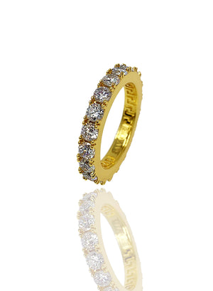 Necklace - Eternity Ring X Gold