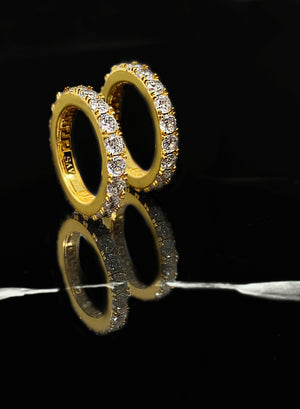 Necklace - Eternity Ring X Gold