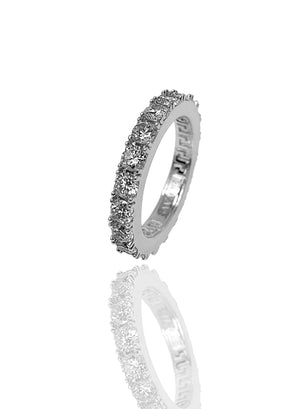 Necklace - Eternity Ring X White Gold