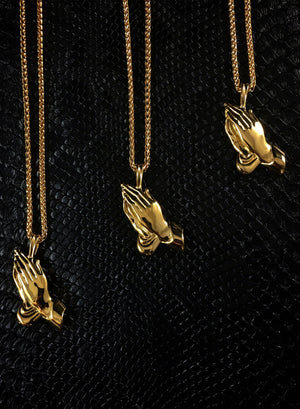 Necklace - Hands X 18k Gold