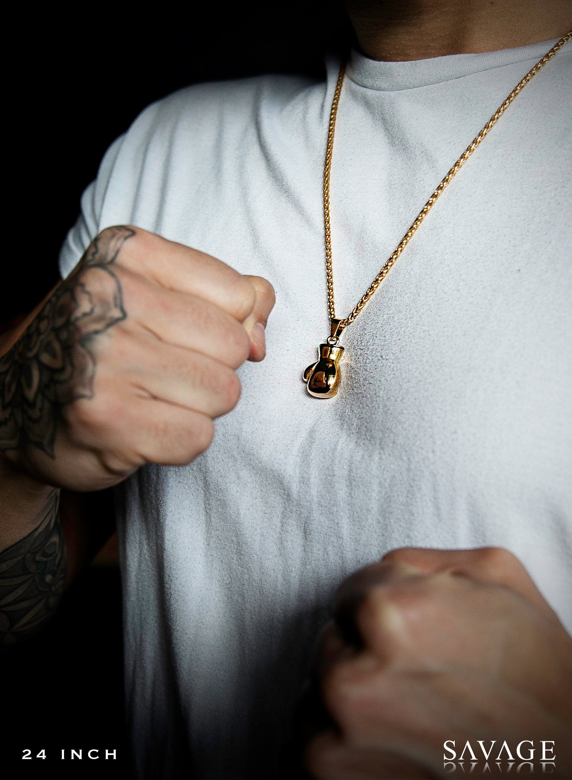 Necklace - Knockout Glove X Gold