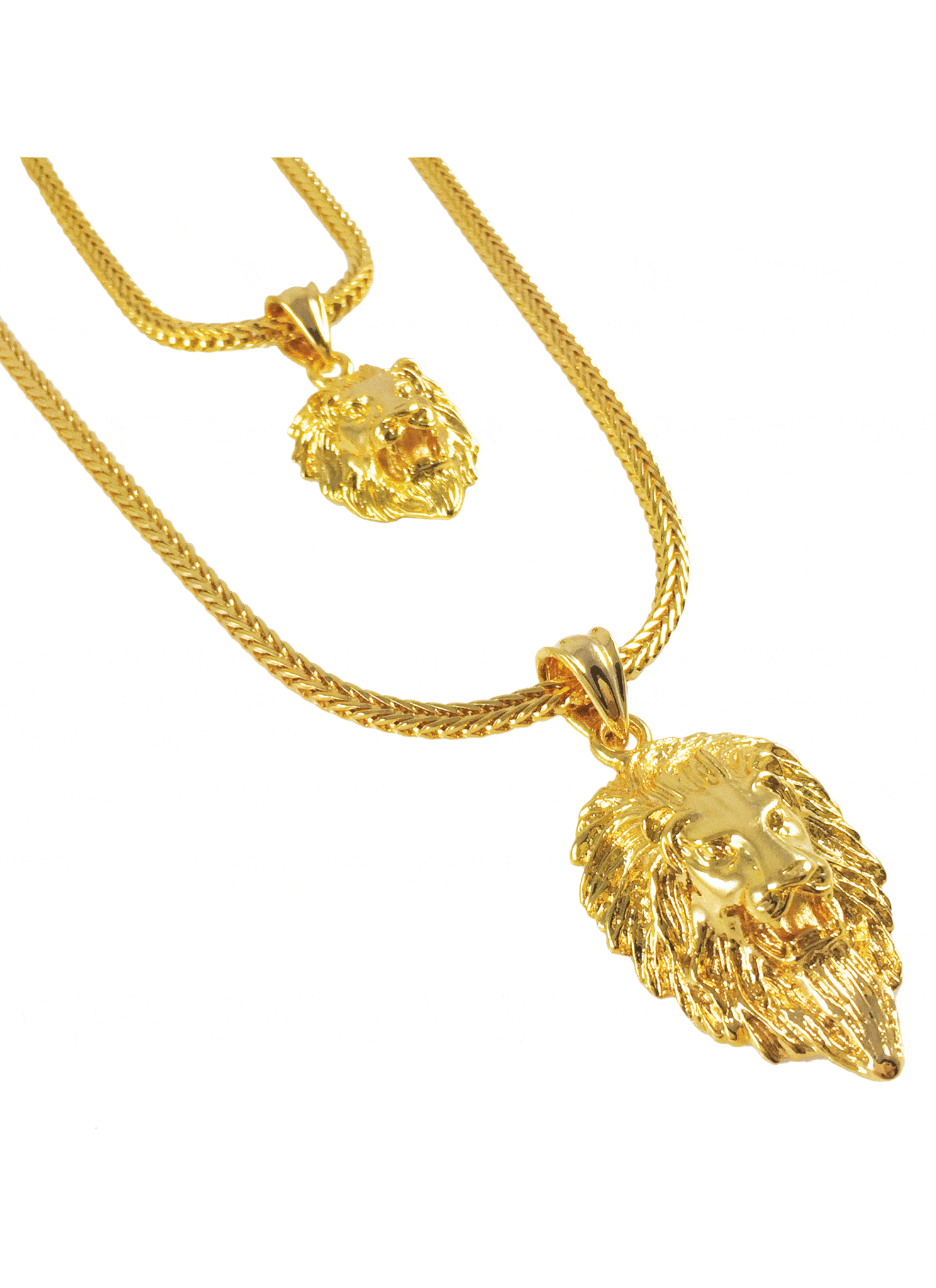 Necklace - Lion Layered Set X 18k Gold