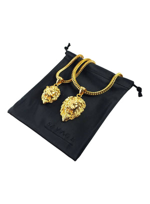 Necklace - Lion Layered Set X 18k Gold