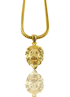 Necklace - Lion X 18k Gold