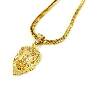 Necklace - Lion X 18k Gold