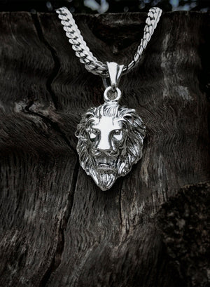 Necklace - Lion X Stainless