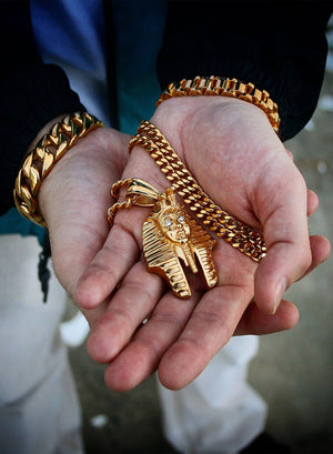 Necklace - Pharaoh X 18k Gold