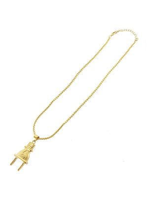 Necklace - Plug X 18k Gold