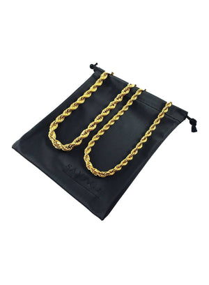 Necklace - Rope Chains Layered Set X 18k Gold