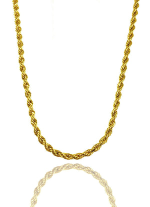 Necklace - The Rope Chain X 18k Gold